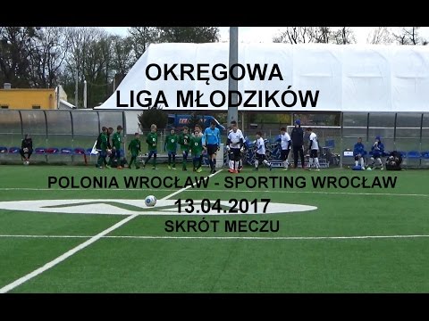 Skrót meczu Polonia Wrocław - Sporting Wrocław (2:2) Okręgowa Liga Młodzików