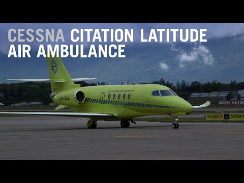 Textron Aviation Builds First Latitude Air Ambulance for Norway – AINtv