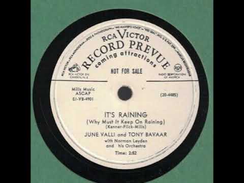 It's Raining (Why Must It Keep On Raining) (1952) - June Valli and Tony Bavaar