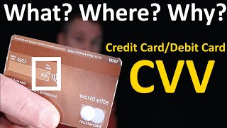 CREDIT CARD CVV CODE - Where is CVV? What is CVV? Where on Apple Card? Why Not Amazon? CVC CSC CVV2