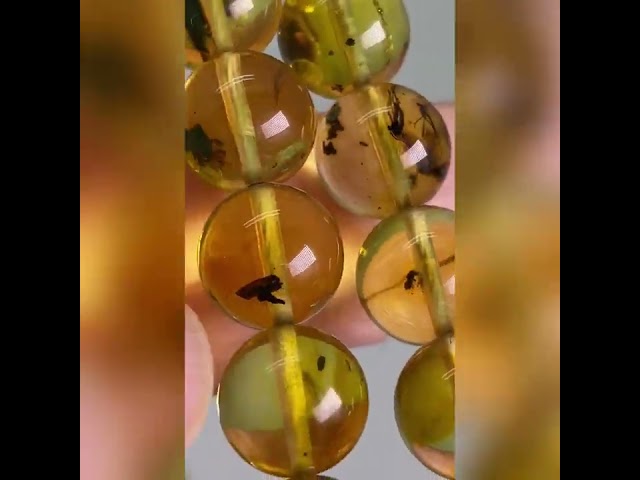 قوافل سبحة كهرمان بلطيقي طبيعي محشر من النوادر Namb0029