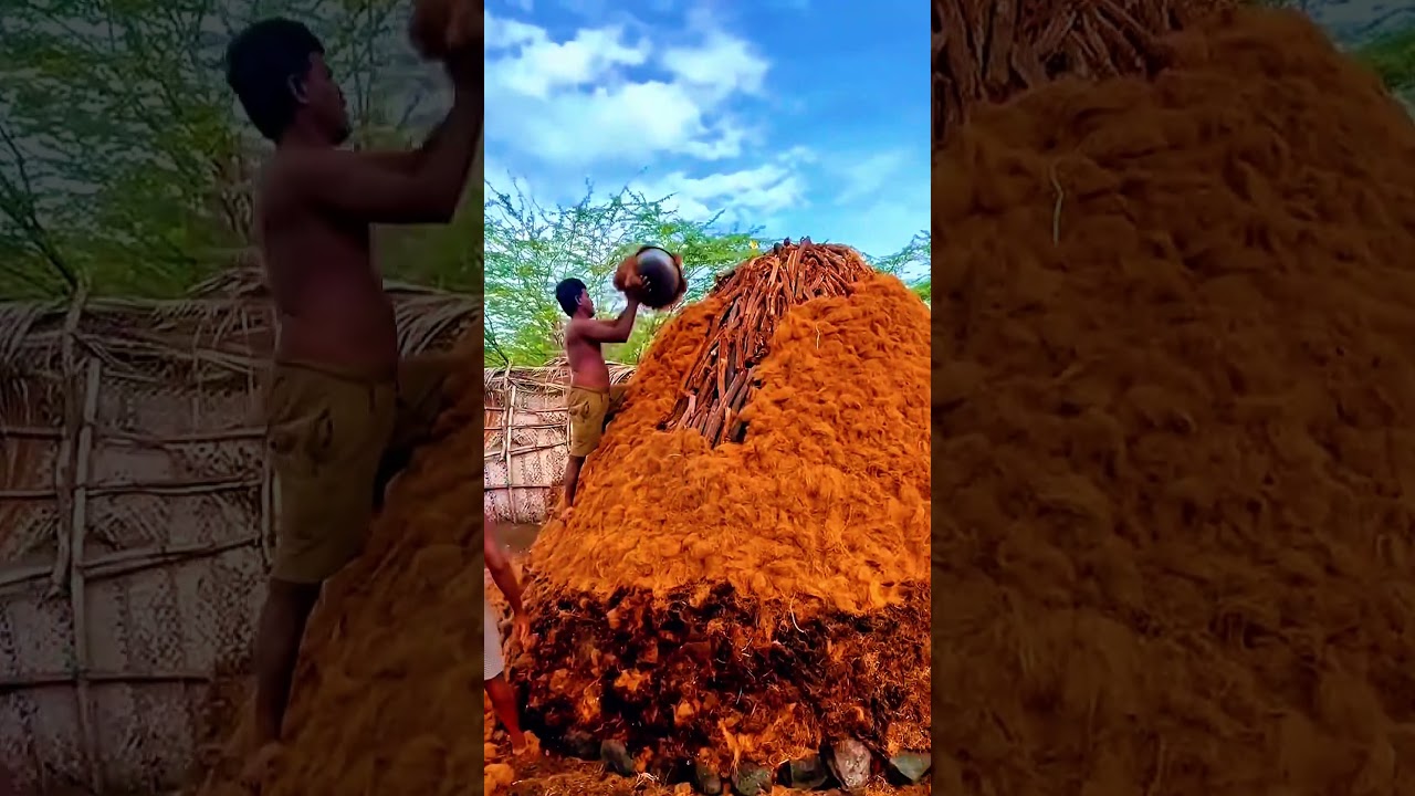 Cách Người Xưa Làm Than #shorts