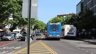 NICE Bus: Roslyn bound XE40 2083 N20X at Main St/Kissena Blvd