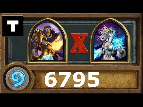 Hearthstone 6795 Rank 17 Paladin vs Mage! Season 2016 November
