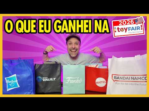 Vocês não vão acreditar em todos os brindes que eu ganhei na NY Toy Fair 2026!!!