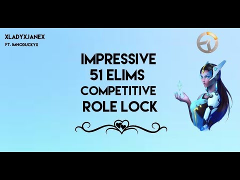 Impressive! 51 elims symmetra competitive role lock ( ps4 )