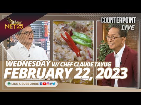 Counterpoint with Chef Claude Tayag | EPISODE 26