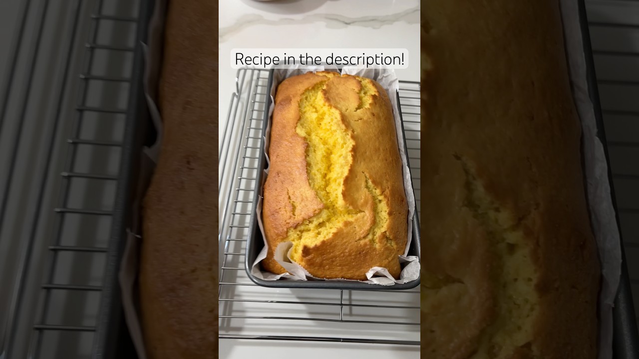 The easiest orange loaf cake