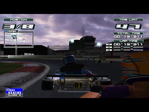 Club Kart European Session (2003) Without Slowdown - Arcade - Kart 01 - Circuit A - Full Race