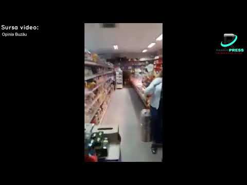 Parscov, Buzau: A intrat cu calul in supermarket