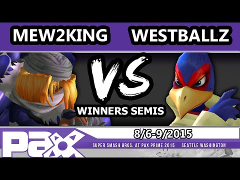 PAX Prime 2015 - Westballz (Falco) Vs. Mew2King (Sheik, Marth) - Winners Semis