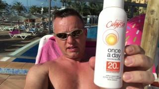 What is the best sunscreen sun tan lotion, Aldi Calypso once a day review