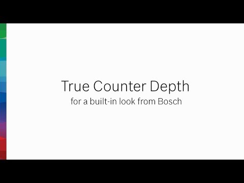 True counter-depth for a built-in look.