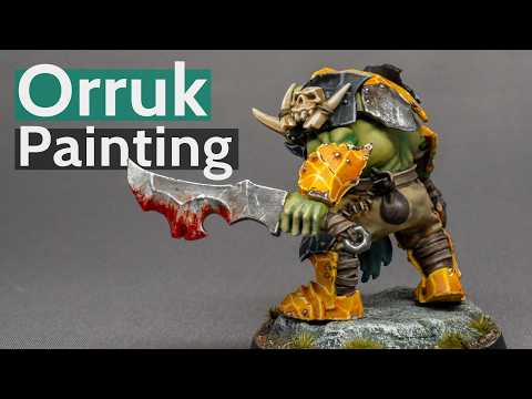 Painting an Orruk Brute! Warhammer Age of Sigmar (Part 1)