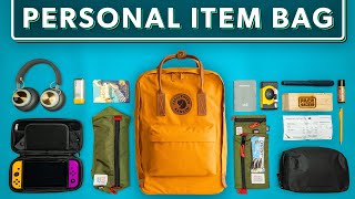 How To Pack a Personal Item | Organizing Your Under Seat Bag & Travel Essentials