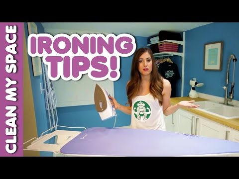 Ironing Tips! (Clean My Space)