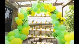 Youtube thumbnail for How to make a balloon garland