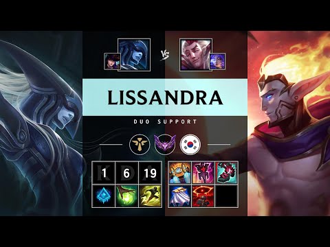 Lissandra Support vs Rakan - KR Master Patch 25.16
