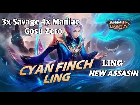 3x Savage 4x Maniac 30 Kill total | Perfect Ling Gameplay Gosu Zero