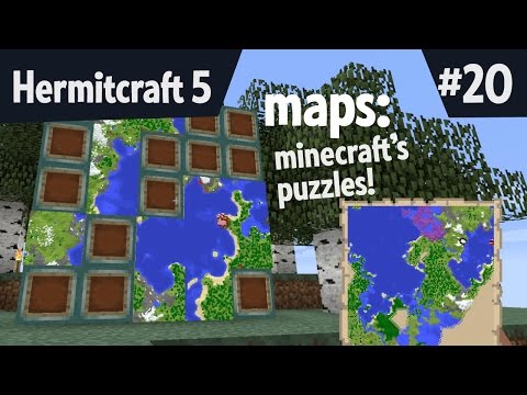 Maps: Minecraft's puzzles! — Hermitcraft 5 ep 20
