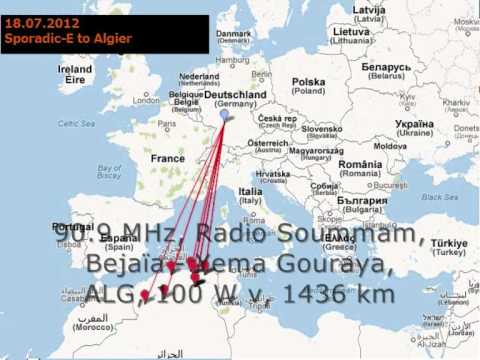 FM-DX: Sporadic-E - Short Opening to Algier in Germany - 18.07.2012