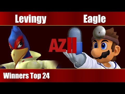 Azension II - Levingy (Falco) Vs. Eagle (Doc, Samus) - Winners Top 24 - Melee Singles