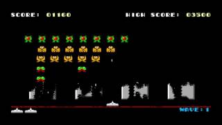 Space Intruders for the TRS-80 CoCo