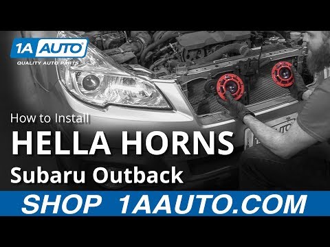 How to Install HELLA Horns 10-14 Subaru Outback