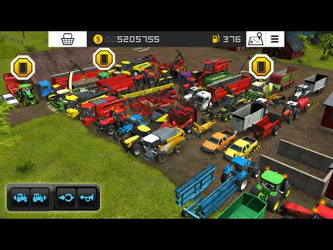 Farming Simulator 16 Parking Plot All Tools & Vehicles ! Fs16 Unlimited Money | Fs 16 Timelapse#fs16