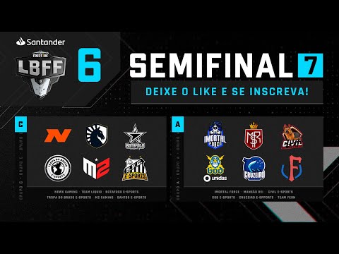 LBFF 6 Série B - Semifinal 7 - Grupos C e A | Free Fire