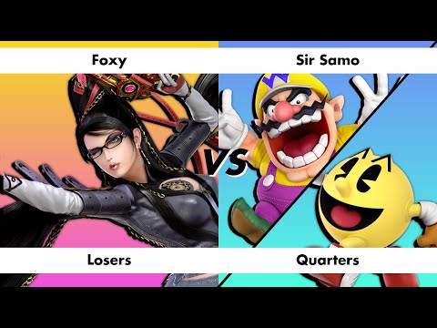 Batavia Brawl 3 -Top 8 Losers Quarters – Foxy (Bayonetta) vs Sir Samo (Wario/Pacman)