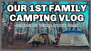 Our 1st Family Tent Camping Vlog - Missouri Camping - Pomme de Terre State Park - Fun Family Camping