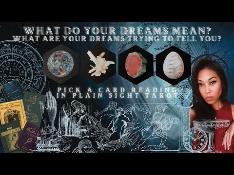 PICK A CARD: What Have Your Dreams Been Trying To Tell You? What Do Your Dreams Mean? 🧚🏽‍♀️👽💭