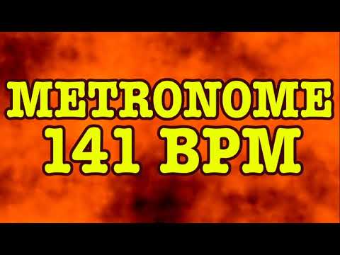 141 BPM Metronome - 10 Minute Metronome - 141BPM Click Track - 10 Minute Timer - Metrónomo 141
