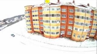 Микрорайон Марьинский г. Бронницы с высоты птичьего полета