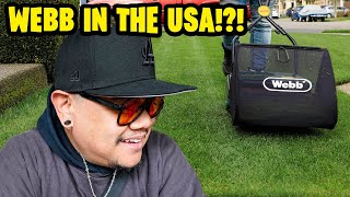 Webb WEH12R mower available in USA!... Kinda ~ DIY How to sharpen ANY REEL mower!