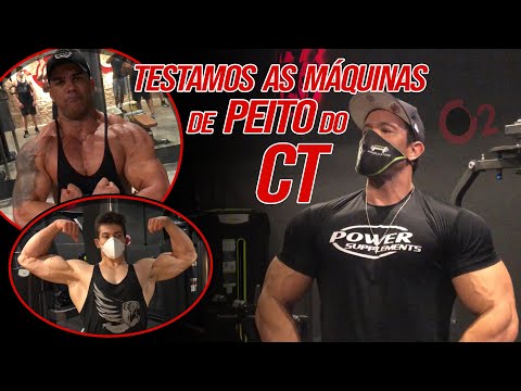 TESTAMOS TODAS AS MAQUINAS DE PEITO DO CT O2 COM O TIOZÃO MAIZENA E BIG JHOW DE OLHO NO NOSSO TREINO