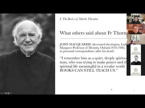 Fr. Martin Thornton, a talk by Fr Matthew C. Dallman
