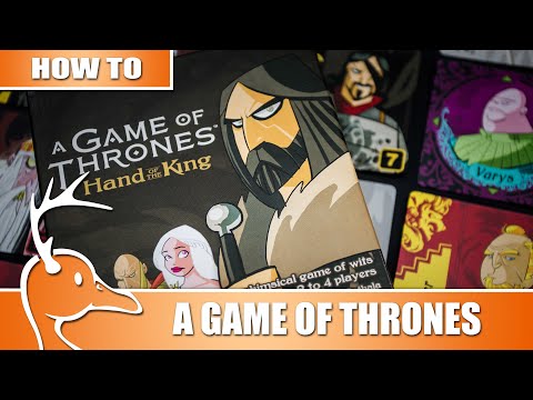 Game of Thrones: Hand of the King - Set up & Play - (Quackalope How To)