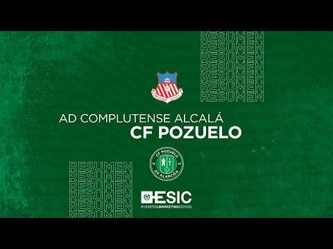 Resumen AD Complutense Alcalá Vs CF Pozuelo (1-0)