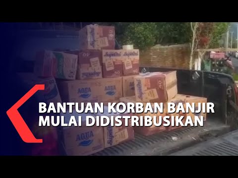 Bantuan Korban Banjir Mulai Didistribusikan