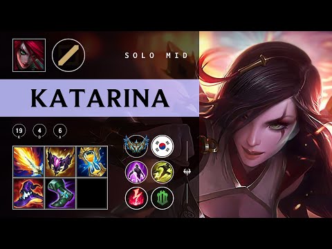 Katarina Mid vs Taliyah - KR Challenger Patch 25.23