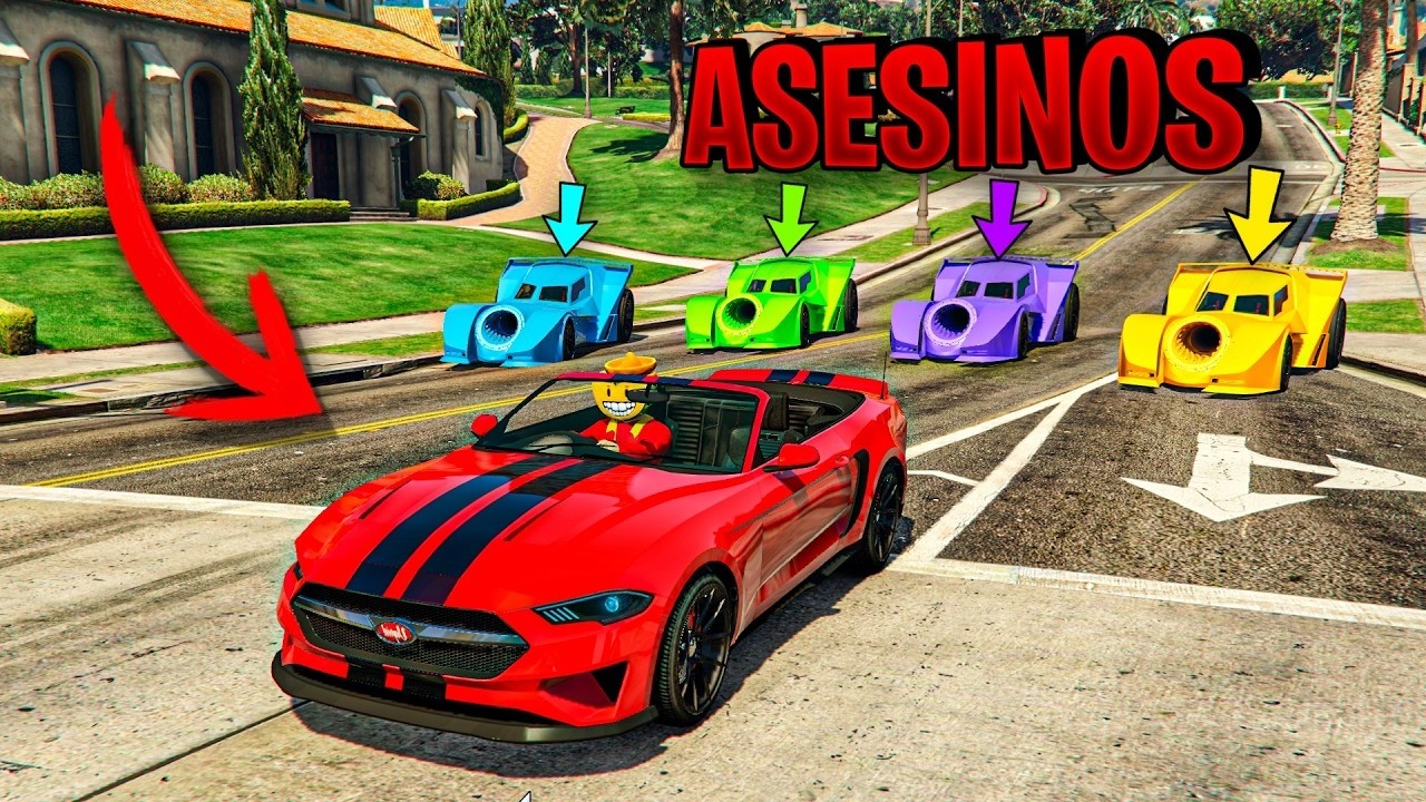 1 MUSTANG vs 4 VIGILANTES! EL GRAN RETO!! - GTA 5 ONLINE