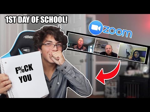 CRASHING ZOOM CLASSES ON THE 1st DAY OF SCHOOL!