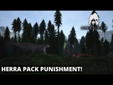 Two RULEBREAKING Rex get DESTROYED by HERRERA PACK! - The Isle Legacy Gameplay - (River Den Server)