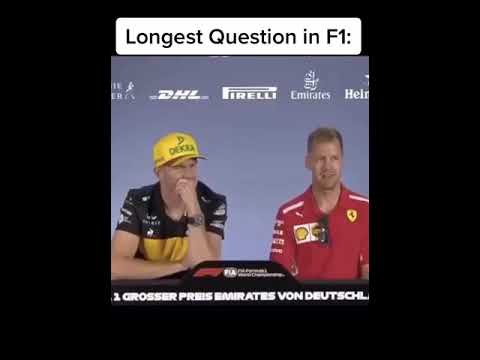 Longest Question in F1 History