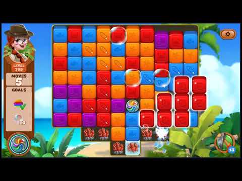 Lost Island Blast Adventure Level 799 - NO BOOSTERS 🏝️ | SKILLGAMING ✔️