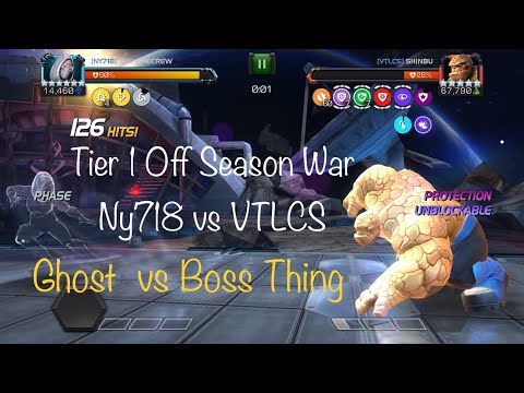 Off Season War Boss Fight: Ghost vs Thing