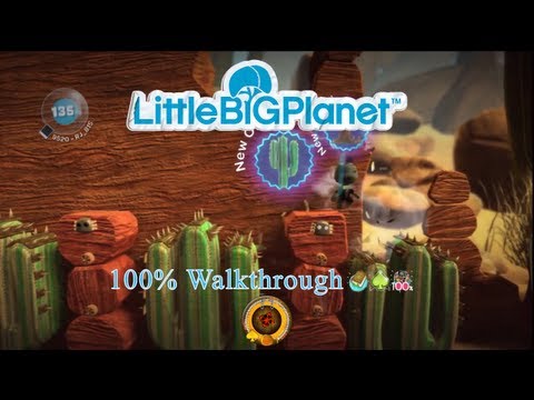 LittleBIGPlanet (720p HD) Walkthrough Part 40 - Boom Town - Initial & Aced