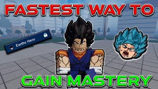 HOW TO GET MASTERY FAST AND UNLOCK SUPER SAIYAN BLUE | HOW TO GET MASTERY | ROBLOX Z BATTLEGROUNDS